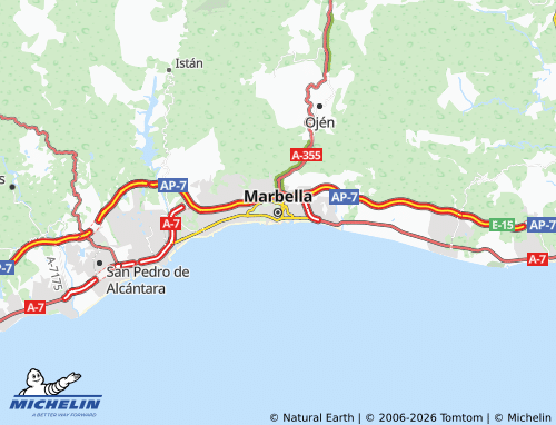 Mapa MICHELIN Marbella - ViaMichelin