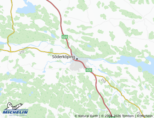 Mappa MICHELIN Söderköping - ViaMichelin
