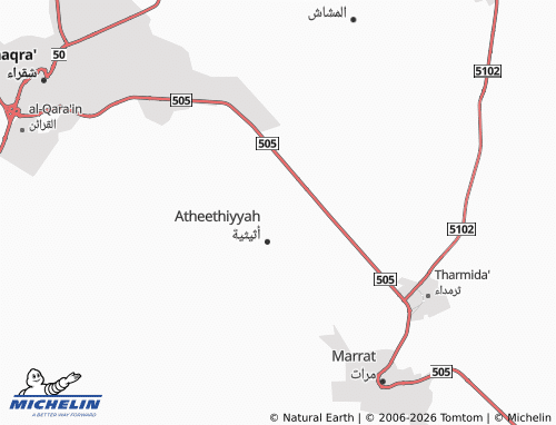MICHELIN-Landkarte al-Malik Abdiallah - ViaMichelin