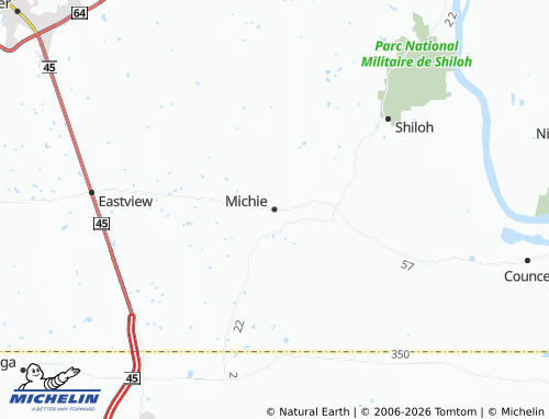 Mapa MICHELIN Michie - ViaMichelin