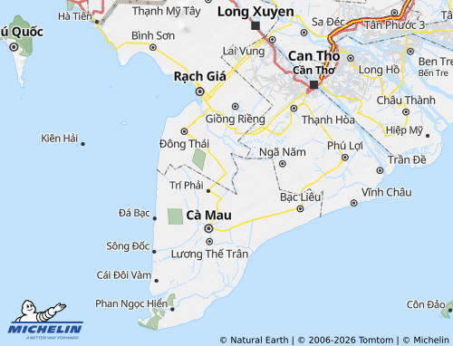 Mapa MICHELIN Vĩnh Thuận - ViaMichelin