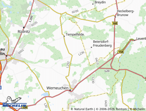 MICHELIN Schönfeld map - ViaMichelin