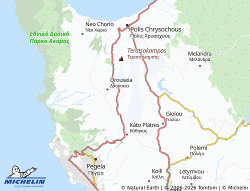 Mapa MICHELIN Kritou Tera - ViaMichelin