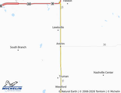 Mappa MICHELIN Antrim - ViaMichelin