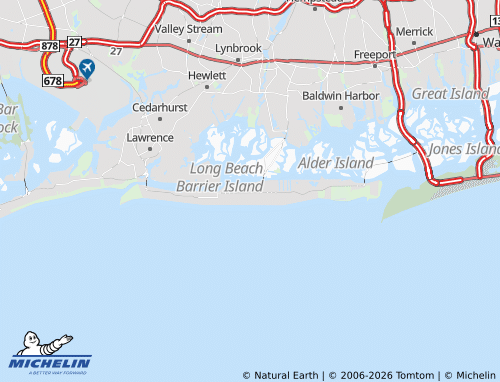 Carte MICHELIN Long Beach - ViaMichelin