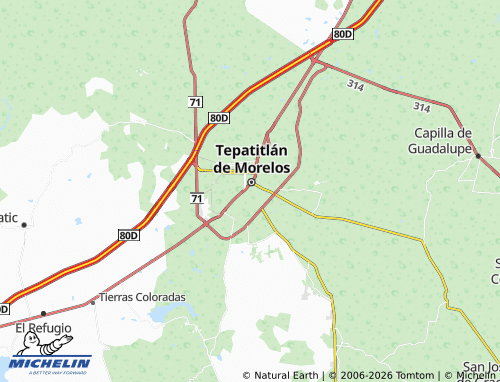 Mappa MICHELIN Sierra Hermosa - ViaMichelin