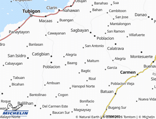 MICHELIN Triple Union map - ViaMichelin