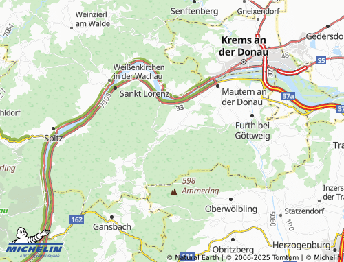 MICHELIN-Landkarte Oberbergern - ViaMichelin