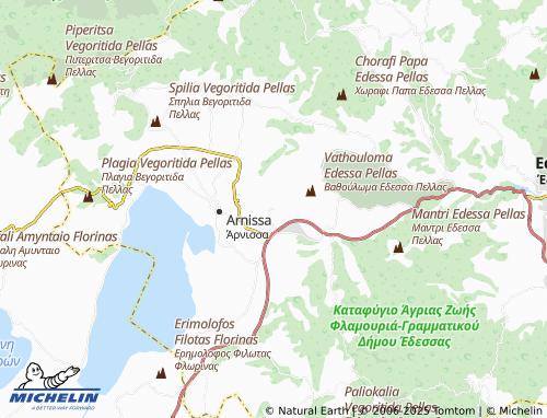 MICHELIN Drosia map - ViaMichelin