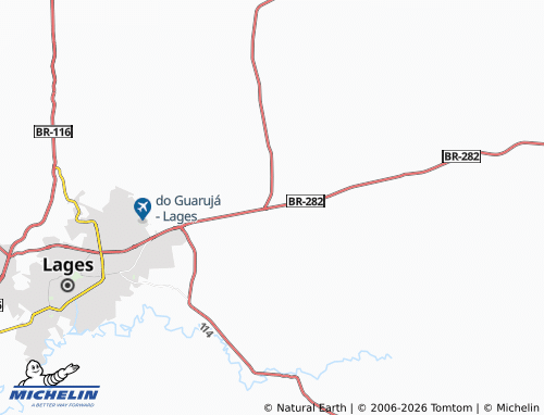 Mapa MICHELIN Índios - ViaMichelin
