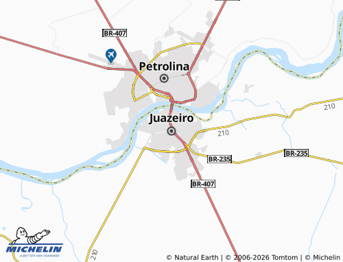 Mappa MICHELIN Juazeiro - ViaMichelin