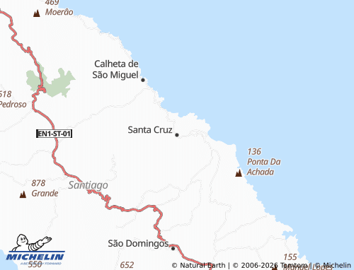Mapa MICHELIN Santa Cruz - ViaMichelin