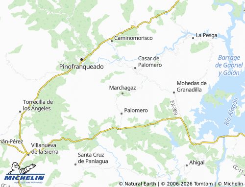 MICHELIN Marchagaz map - ViaMichelin