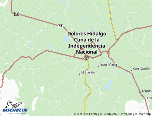 MICHELIN Niños Héroes map - ViaMichelin
