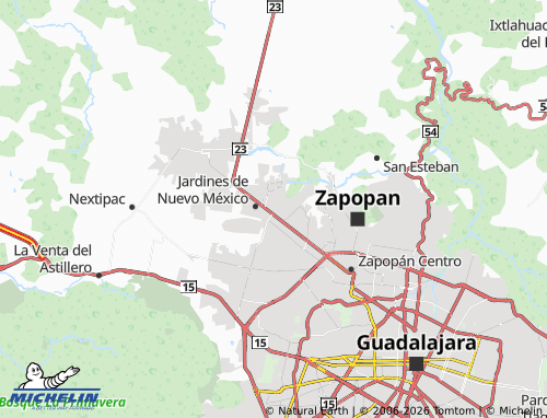 Mappa MICHELIN Vicente Guerrero - ViaMichelin