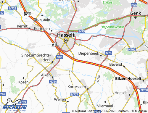 MICHELIN Rapertingen map - ViaMichelin