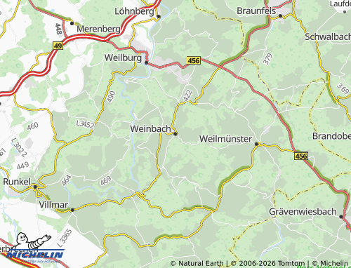 MICHELIN Weinbach map - ViaMichelin