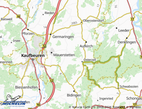 Mappa MICHELIN Stöttwang - ViaMichelin