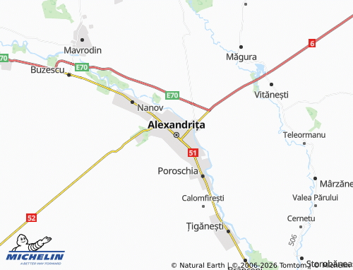 Kaart MICHELIN Alexandrița - ViaMichelin