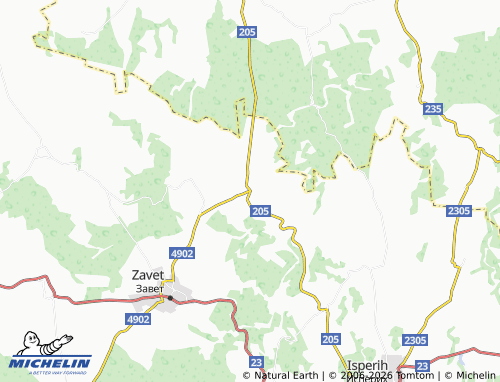 Kaart MICHELIN Veselets - ViaMichelin