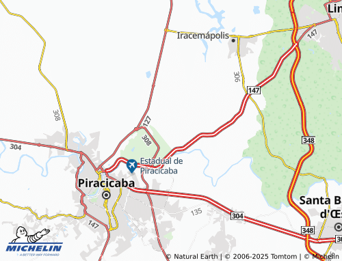 MICHELIN Água Santa map - ViaMichelin