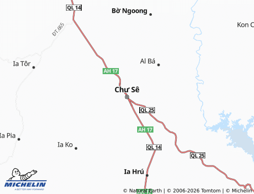 MICHELIN Chư Sê map - ViaMichelin
