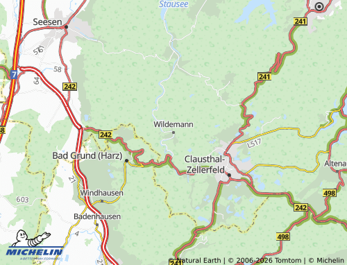 MICHELIN Wildemann map - ViaMichelin