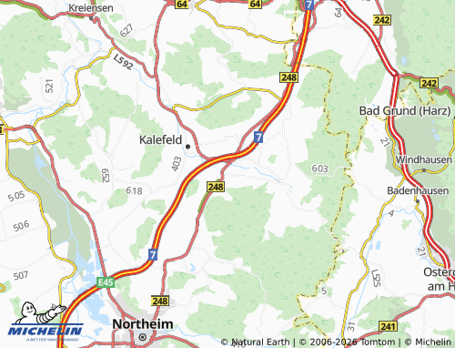 MICHELIN Echte map - ViaMichelin