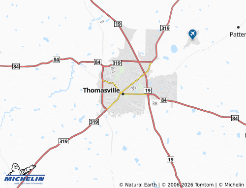 Carte MICHELIN Thomasville - ViaMichelin