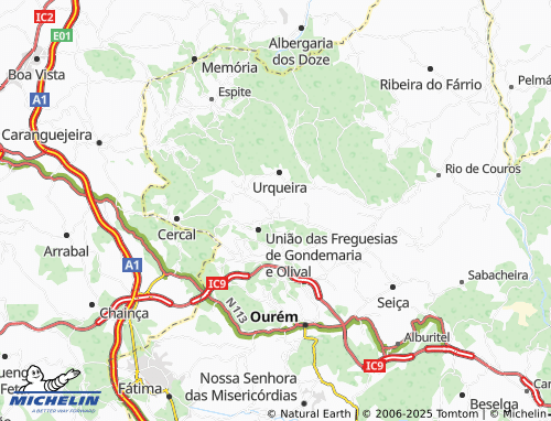 Carte MICHELIN Moinhos - ViaMichelin