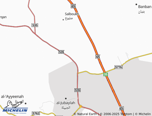 MICHELIN Sultanah map - ViaMichelin