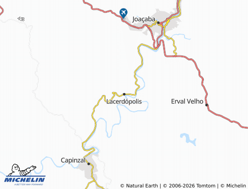Mappa MICHELIN Lacerdópolis - ViaMichelin