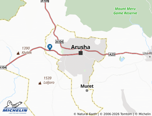 Carte MICHELIN Unga - ViaMichelin