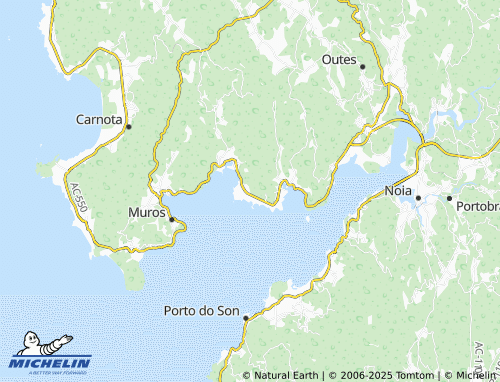 MICHELIN Tal (Santiago) map - ViaMichelin