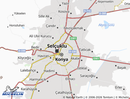 Mappa MICHELIN Keçeciler - ViaMichelin