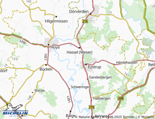 MICHELIN Mahlen map - ViaMichelin