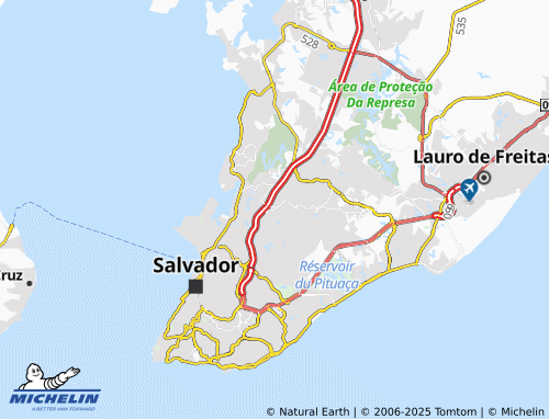 MICHELIN Granjas Rurais Presidente Vargas map - ViaMichelin