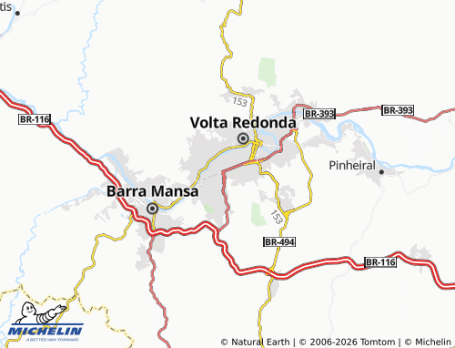 Mapa MICHELIN Rústico - ViaMichelin
