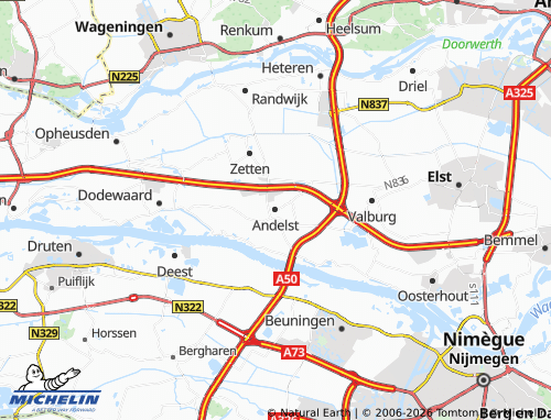 MICHELIN Andelst map - ViaMichelin