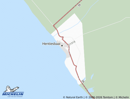 Mapa MICHELIN Hentiesbaai Extension 4 - ViaMichelin