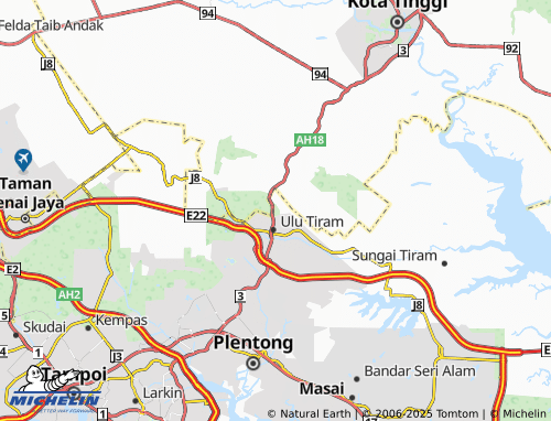 MICHELIN Sri Saujana map - ViaMichelin