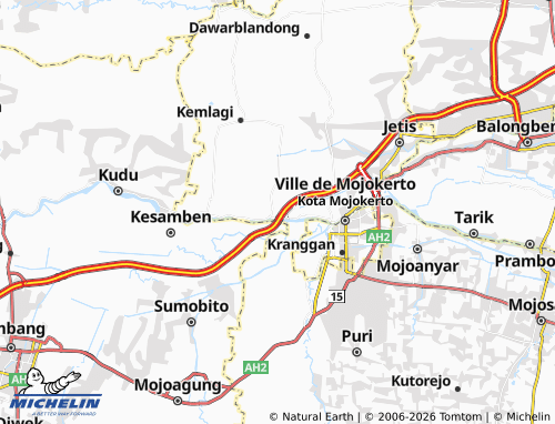 Mapa MICHELIN Gedek - ViaMichelin