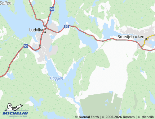 MICHELIN-Landkarte Halvars - ViaMichelin