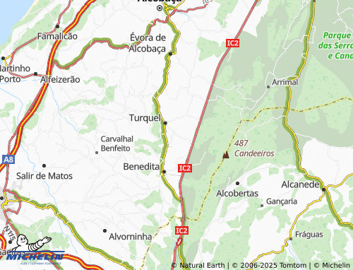 Carte MICHELIN Casal de Baixo - ViaMichelin