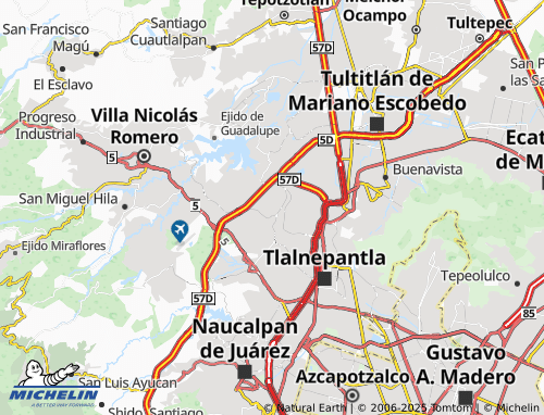 MICHELIN Lomas de San Miguel map - ViaMichelin