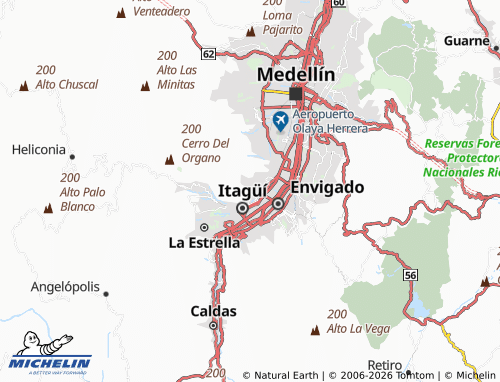 Carte MICHELIN Calatrava - ViaMichelin
