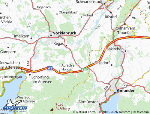 MICHELIN Rutzenmoos map - ViaMichelin