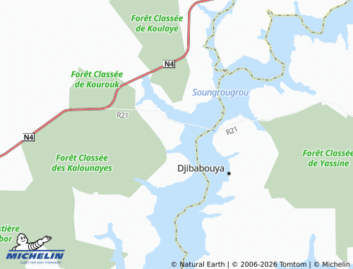MICHELIN Sindialong map - ViaMichelin