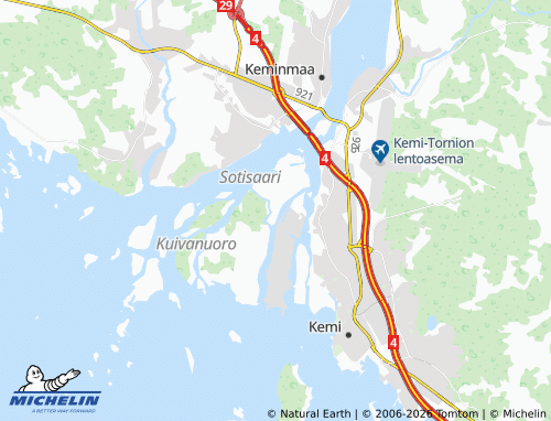 Kaart MICHELIN Sotisaari - ViaMichelin