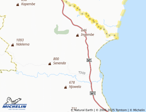 MICHELIN Katumbi map - ViaMichelin